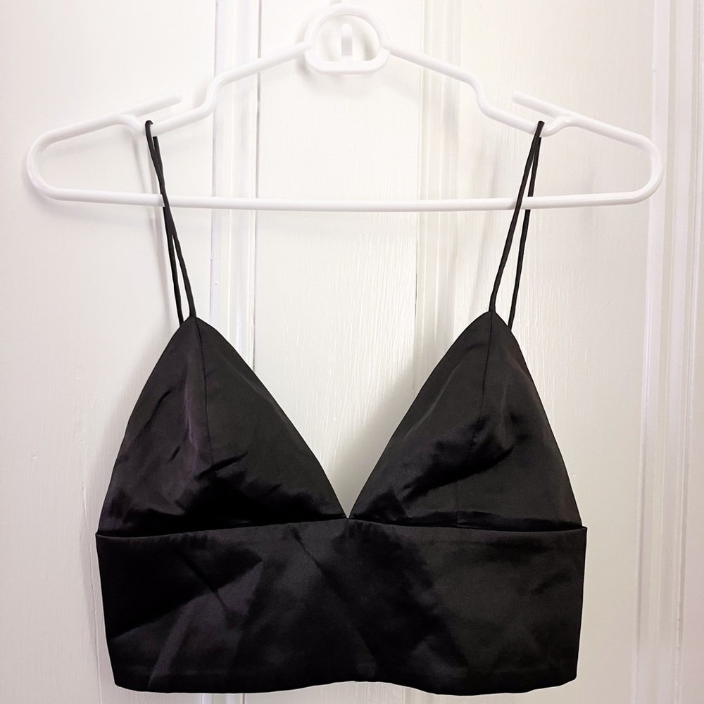Meshki Satin Bralette Top
